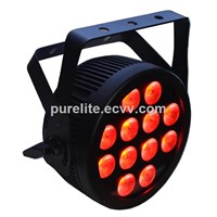 Slim Flat Housing RGBWA UV LED Par Can Light with Powercon for Show Events club Party Stage Lighting