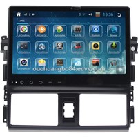 Ouchuangbo audio DVD Toyota Vios 2014 anddroid 10.1 inch big screen