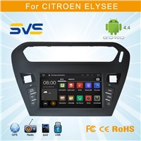 Android 4.4 car dvd player with GPS for CITROEN Elysee 2013 2014 / Peugeot 301 car audio