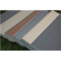 Carved metal external wall insulation board