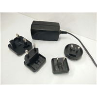 High Quality AC DC Power Adapter with exchangeable plugs 9V12V