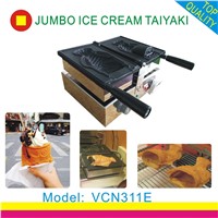 wholesale electric taiyaki waffle maker/supply open mouth ice cream taiyaki maker machine