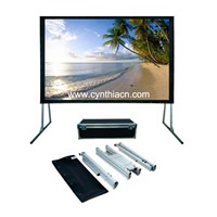 Cynthia Large Portable Screen Fast Fold Projector Screen Front and Rear Projection