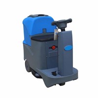 large tank capacity electric ride on floor scrubber