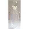 high borosilicate handblown craft glass wine bottle