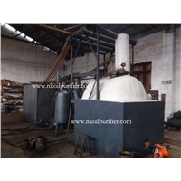 Series JZC black waste oil distillation plant, oil recycling machine