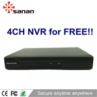 night vision cctv camera ip camera h.264 9ch 1080p NVR buy one get one free