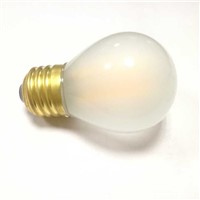 milky frosted glass dimming globe A15 4W led filament bulb lighting