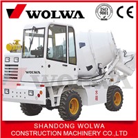 1.2 cubic meters self loading concrete mixer truck with low price