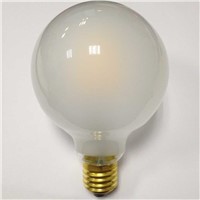 Dimmable globe lamp G95 8W 220VAC LED filament bulb light E27 Frosted glass Edison lamp holder