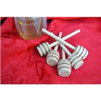 Wholesale Newborn Favour Child of Honey Dippers Wooden Honey Dipper for Baby Shower