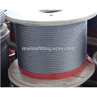 galvanised steel wire rope factory 6x19+fc