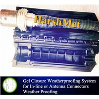 Reusable Weatherproofing Hard Shell Enclosure for BTS Feeder Line Connectors