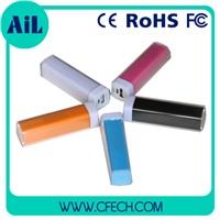 Cheap Fashionable Lipstick Power Bank with 2,200mAh,Available in Various Colors(p106)