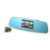JADO D620S Rearview mirror DVR , Front &amp;amp; Back camera , Park video Car black box , Car DVR