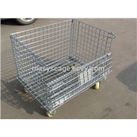 Cargo Storage Equipment Collapsible Steel Wire Mesh Cage