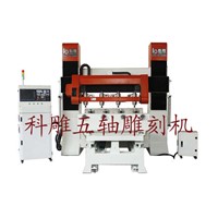 5 axis multi-spindle rotary CNC Router machine