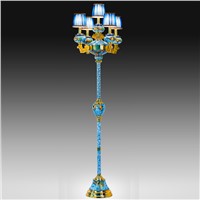 &amp;quot;Phoenix Legend&amp;quot; Cloisonne Floor Lamp