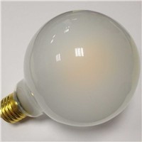 big globe frosted glass lamp G95 8W led filament bulb