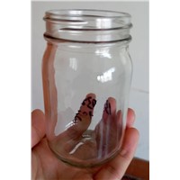 210ml glass bottle jar wide mouth