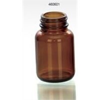 60ml amber glass bottle wide mouth pharma