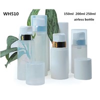150ml 200ml 250ml Plastic White PP White Cosmetic Airless Pump Bottle