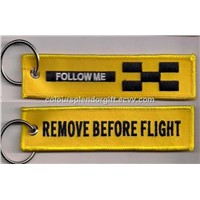 Wholesale Follow Me Remove Before Flight Key Chain Aviation Luggage Motorcycle Pilot Crew Bag