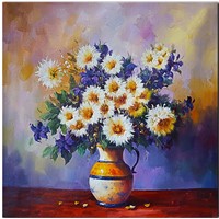 Impression Flower Oil Painting Canvas Art