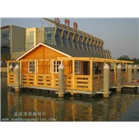 floating home,floating cottage,floating villa