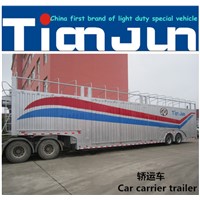 Full size car hauler auto transport trailer car-carrying semi trailer