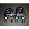 Forged carbon steel D and bow shackle, rigging shackle