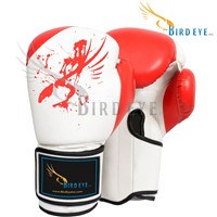 Boxing Gloves, Kick Boxing Martial Arts Training Gloves in Synthetic Leather