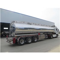Tri-axle 46000 liters aluminum alloy Fuel Tank Trailer