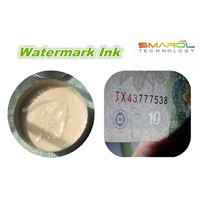 Watermark Ink color white color black for banknote