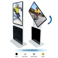 42&quot; inch stand on rotatable lcd screen player,digital signage