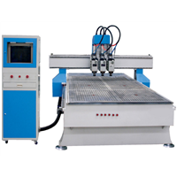 Exported type atc three heads cnc router