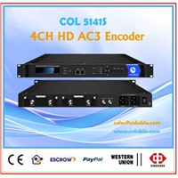 COL5141S 4 channels hd-sdi to ip encoder with CC (AC3 optional)