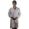 New Design Man Women Lightweight Clean room Safety Coat Size L