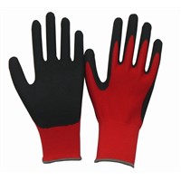 13Gauge Seamless Knitted Polyester Nitrile Coated Glove, Work Glove