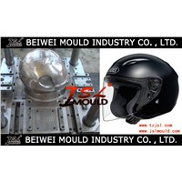 Plastic injection helmet parts mould