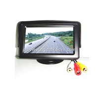 4.3 inch TFT LCD Monitor display with Dual  Video,Car reversing preferential