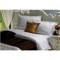 100% cotton white hotel bed sheet