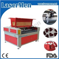 CCD System Cloth Fabric Textile Laser Cutter / Leather Laser Cutter Engraver LM-1290