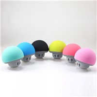 Lovely Mushroom Shape Outdoor Mini Bluetooth Speaker with Suction