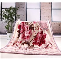 Mink Acrylic Polyester Home Travel Blanket