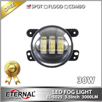 Jeep universal LED fog light 3.5inch 4x4 offroad Harley motorcycle fog lamp