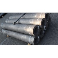 Arc furnace carbon graphite electrode with nipples