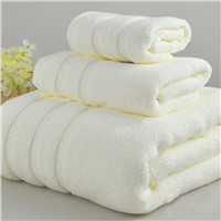 100% cotton white hotel bath towel