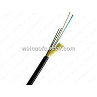 FTTH Outdoor Optical Cable Flexible 2,4,6,12 Cores Black TPU Jacket