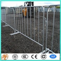 hot dipped galvanized 1100mmx2500mm construction guard rail fence